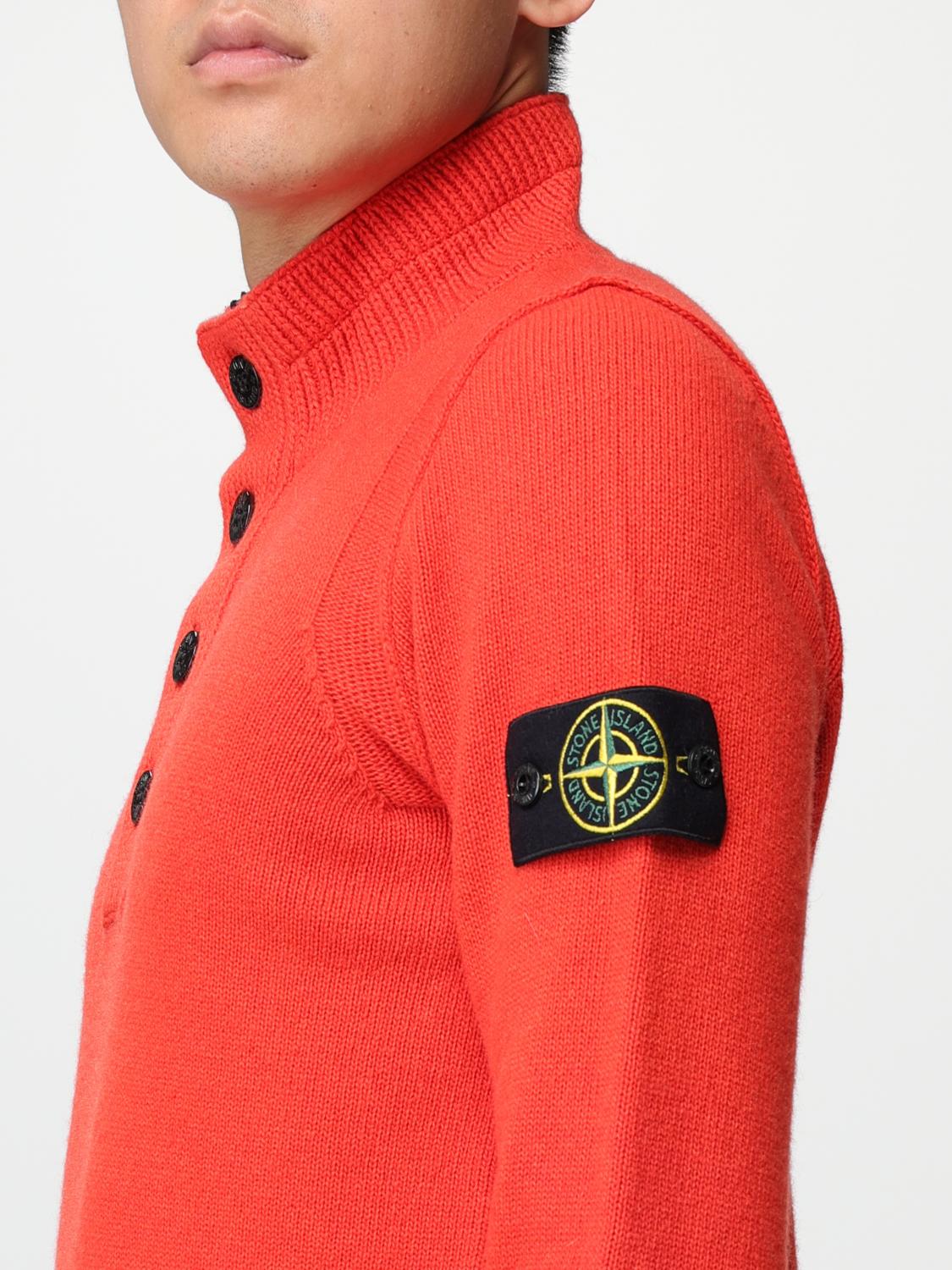 STONE ISLAND PULLOVER: Pullover herren Stone Island, Orange - Img 5
