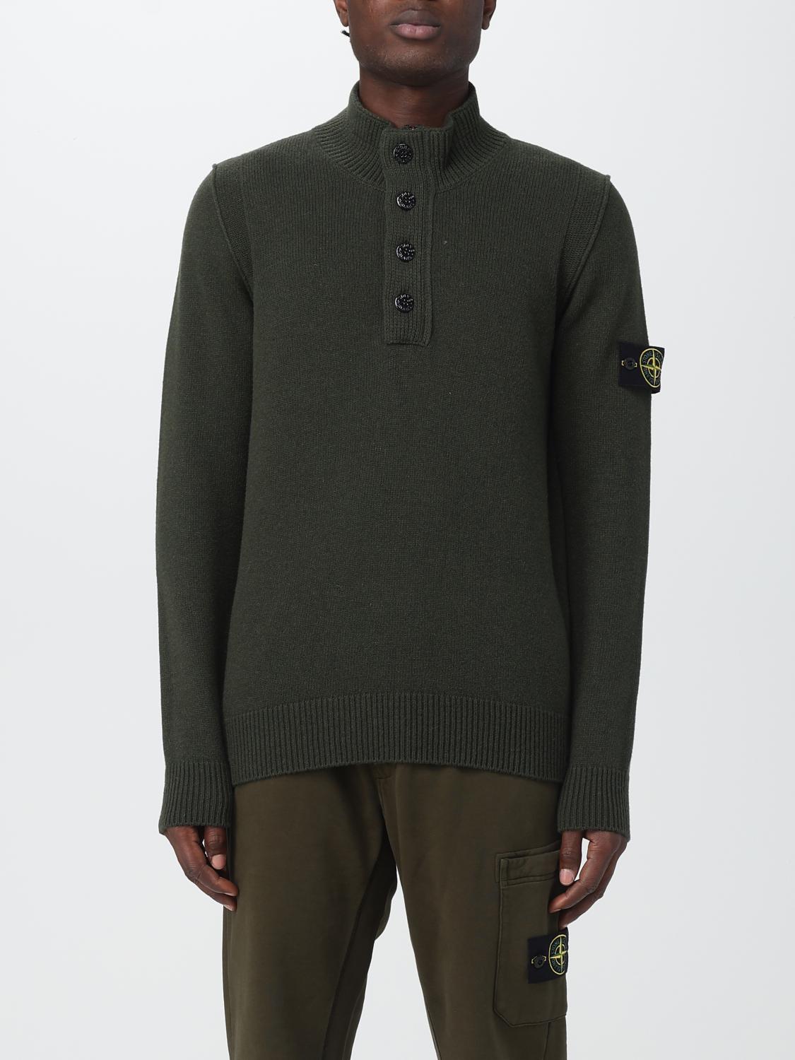 STONE ISLAND PULLOVER: Pullover herren Stone Island, Grün - Img 1