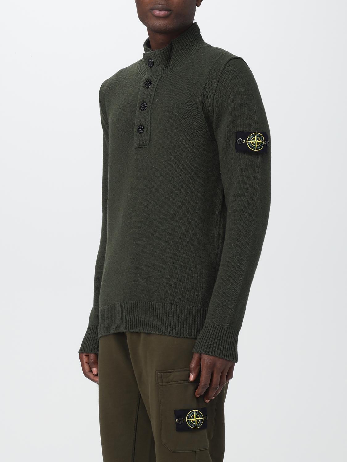STONE ISLAND PULLOVER: Pullover herren Stone Island, Grün - Img 4