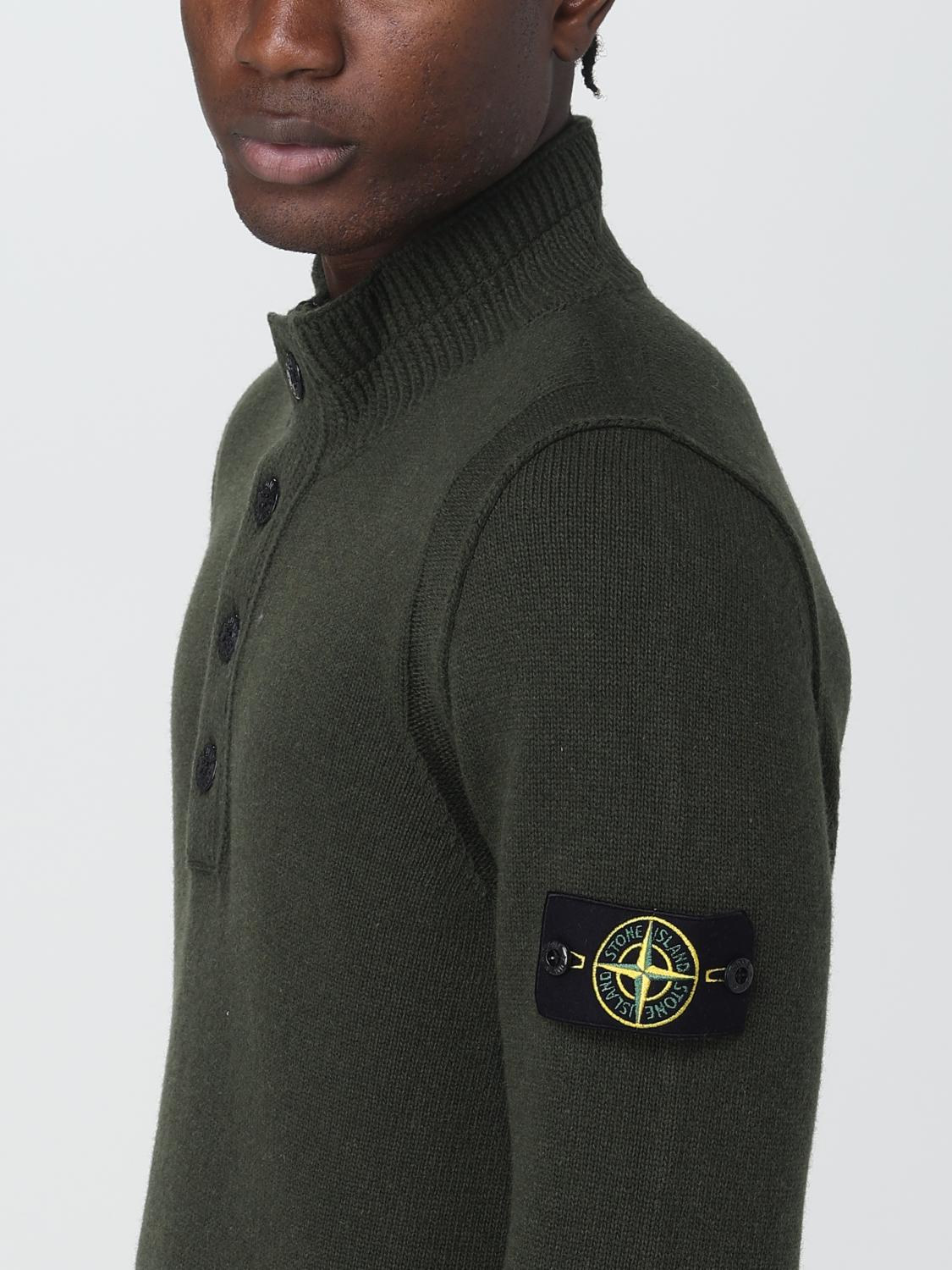 STONE ISLAND PULLOVER: Pullover herren Stone Island, Grün - Img 5