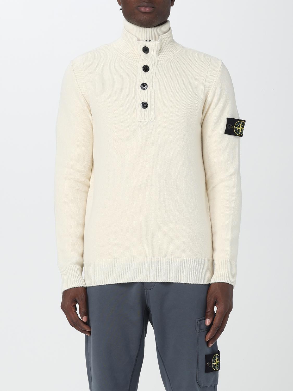 STONE ISLAND PULLOVER: Pullover herren Stone Island, Beige - Img 1