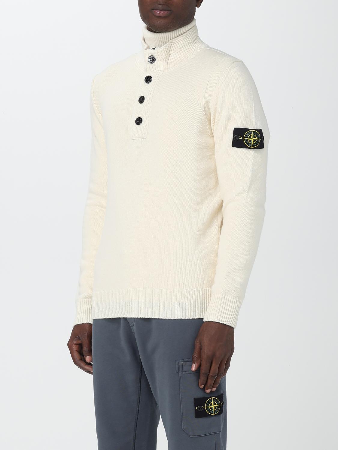 STONE ISLAND PULLOVER: Pullover herren Stone Island, Beige - Img 4