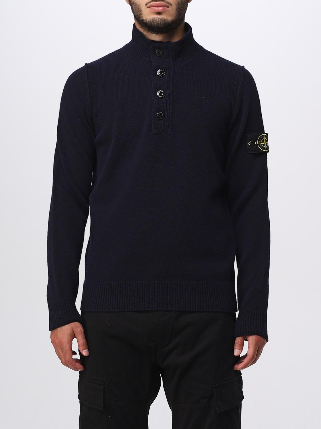 STONE ISLAND PULLOVER: Pullover herren Stone Island, Navy - Img 1