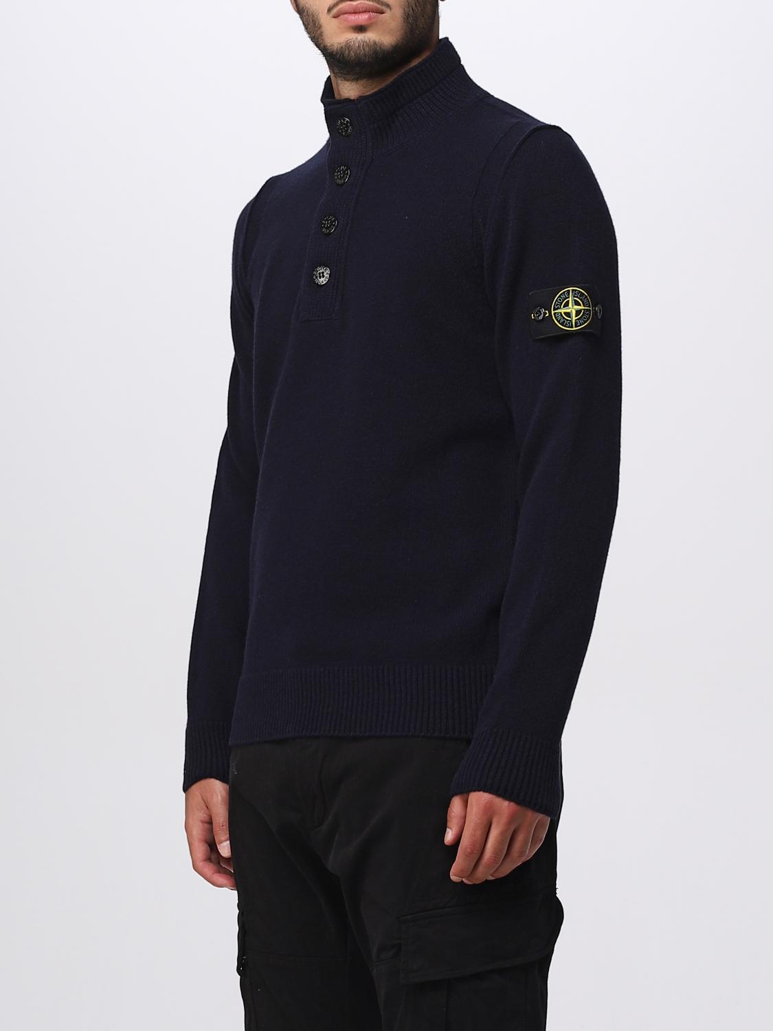 STONE ISLAND PULLOVER: Pullover herren Stone Island, Navy - Img 4