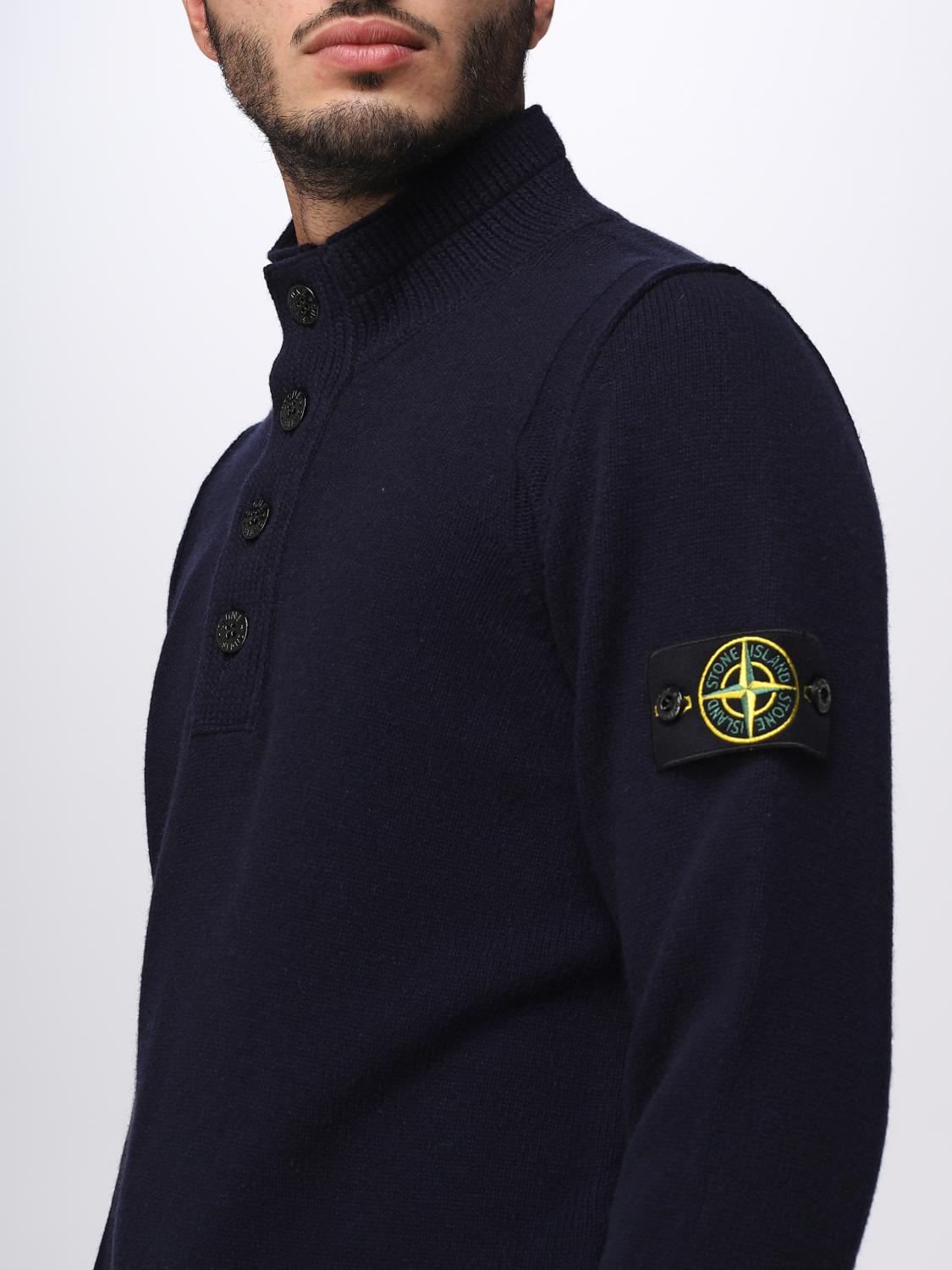 STONE ISLAND PULLOVER: Pullover herren Stone Island, Navy - Img 5