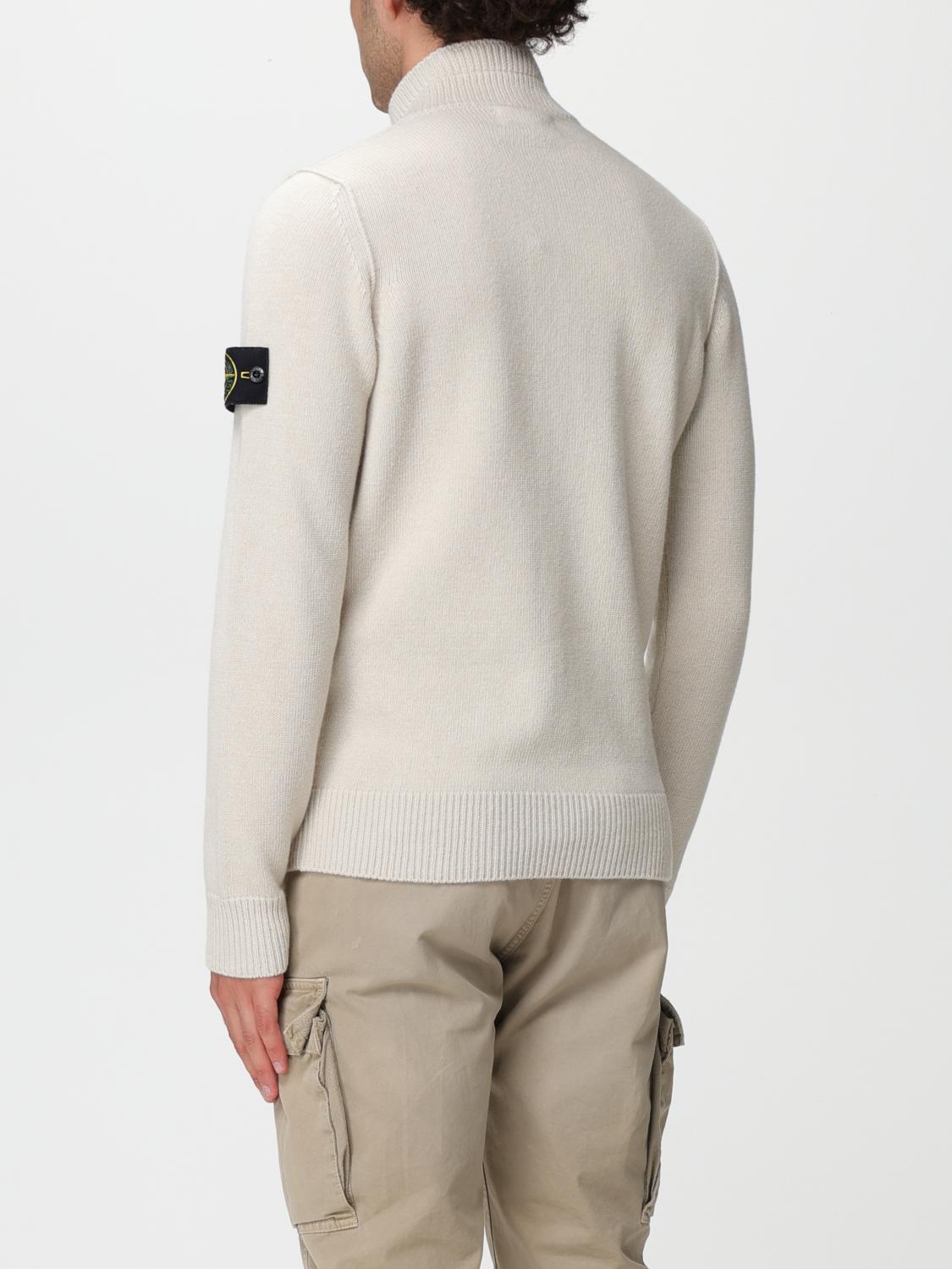STONE ISLAND PULLOVER: Pullover herren Stone Island, Yellow Cream - Img 3