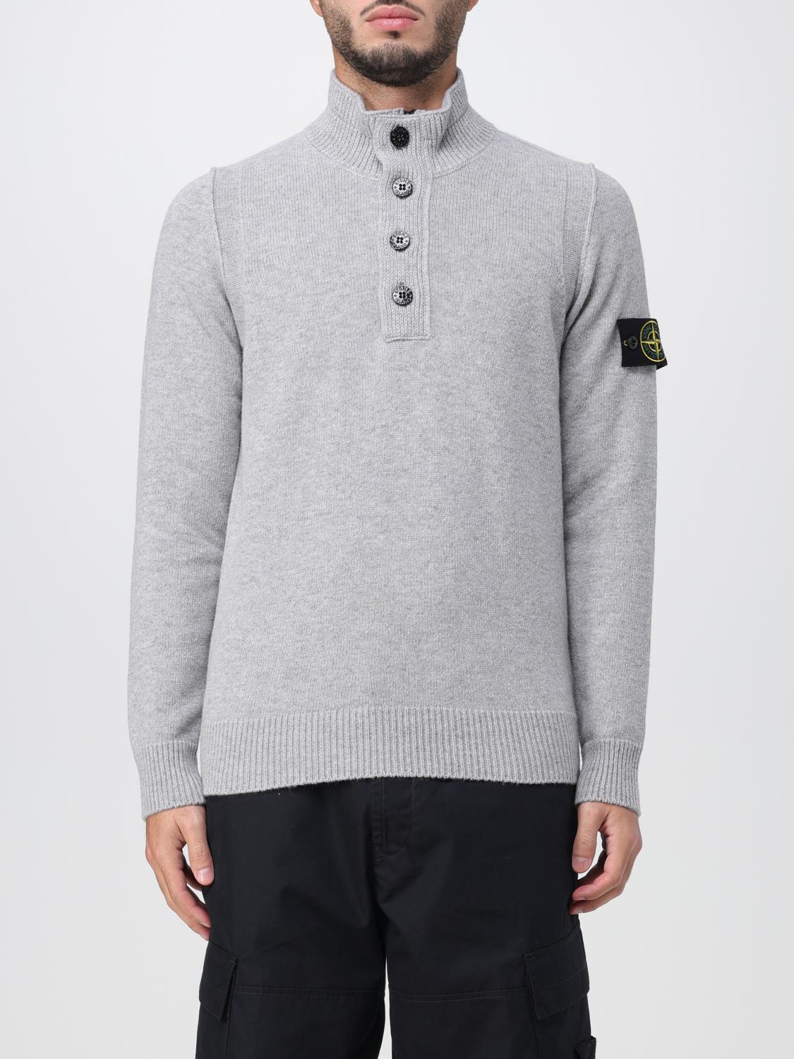 STONE ISLAND PULLOVER: Pullover herren Stone Island, Grau 1 - Img 1