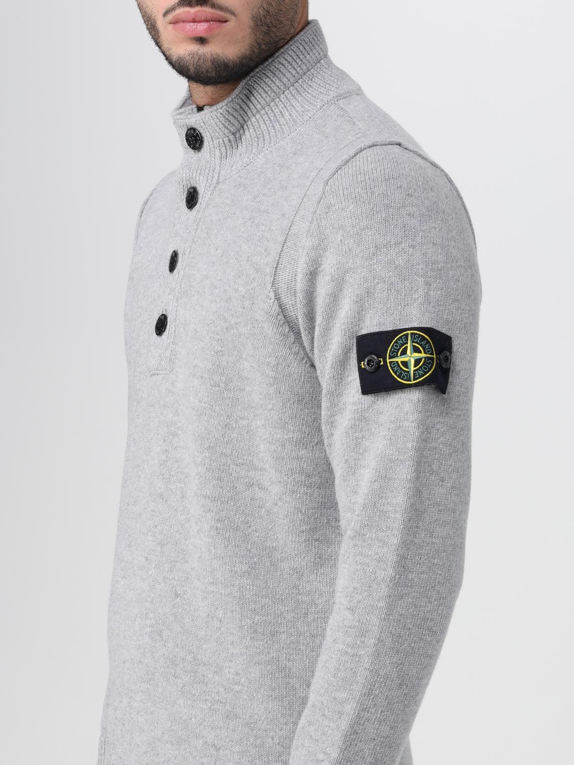 STONE ISLAND PULLOVER: Pullover herren Stone Island, Grau 1 - Img 5