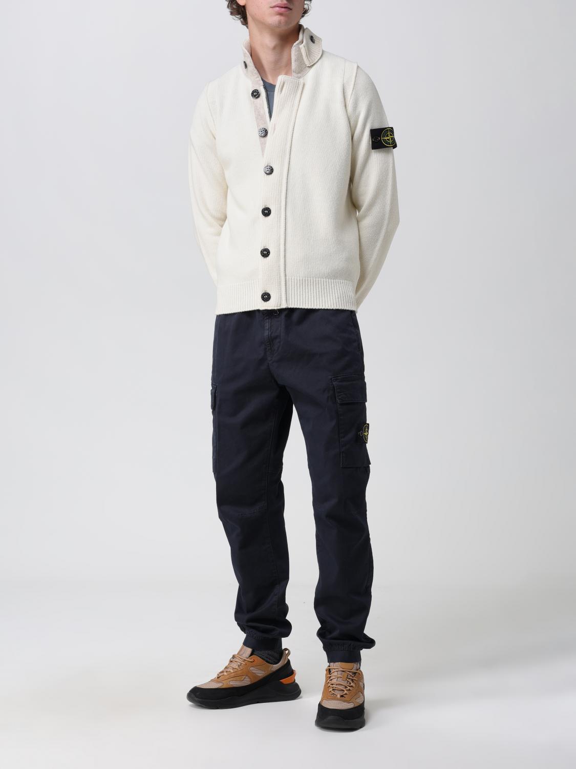 STONE ISLAND SWEATER: Sweater men Stone Island, White - Img 2