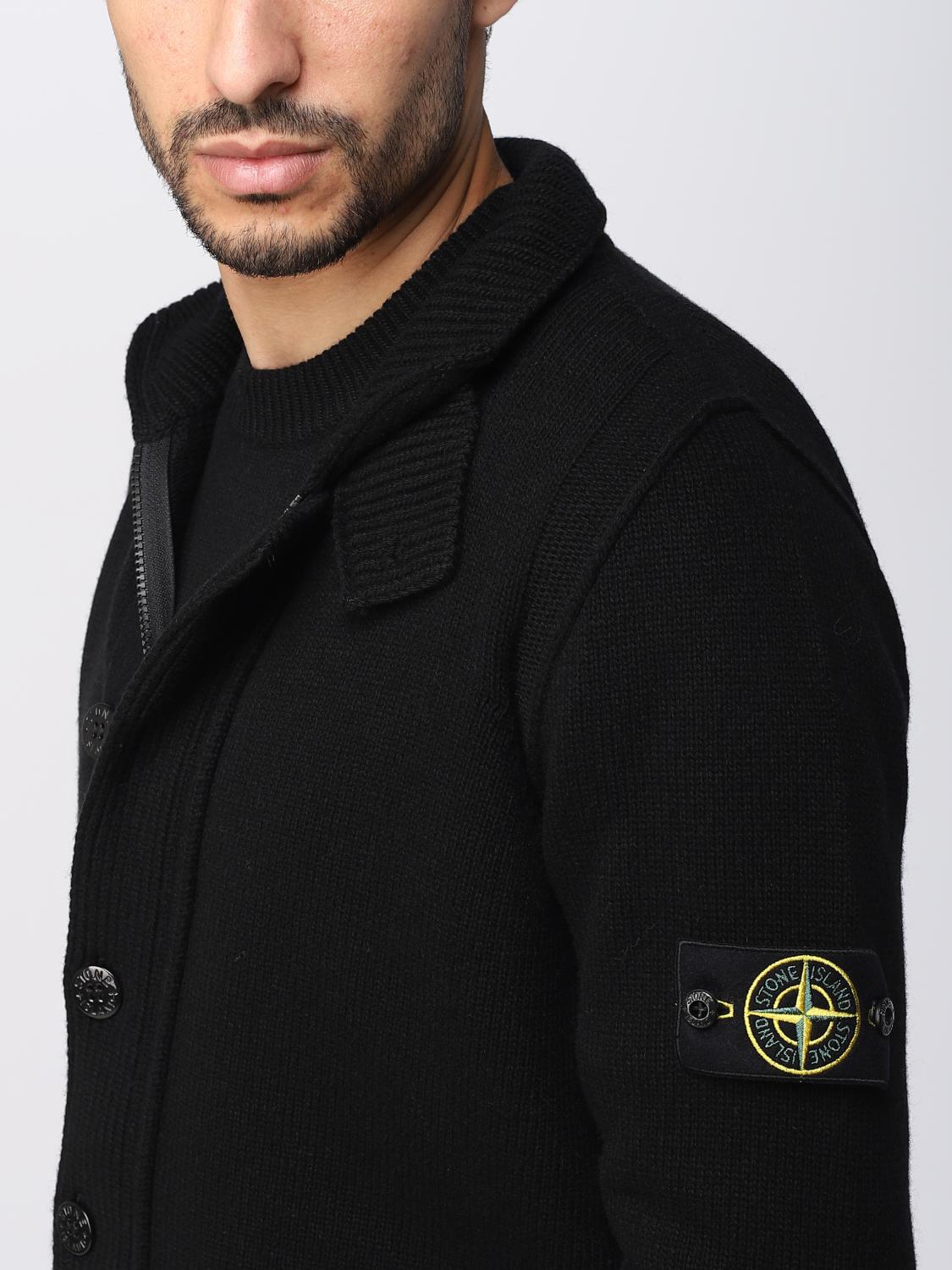 STONE ISLAND PULLOVER: Pullover herren Stone Island, Schwarz - Img 5