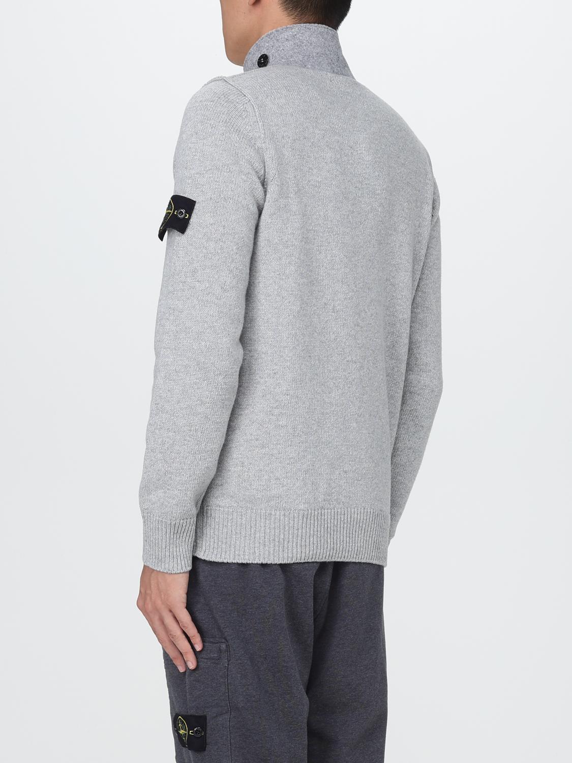 STONE ISLAND PULLOVER: Pullover herren Stone Island, Grau - Img 3