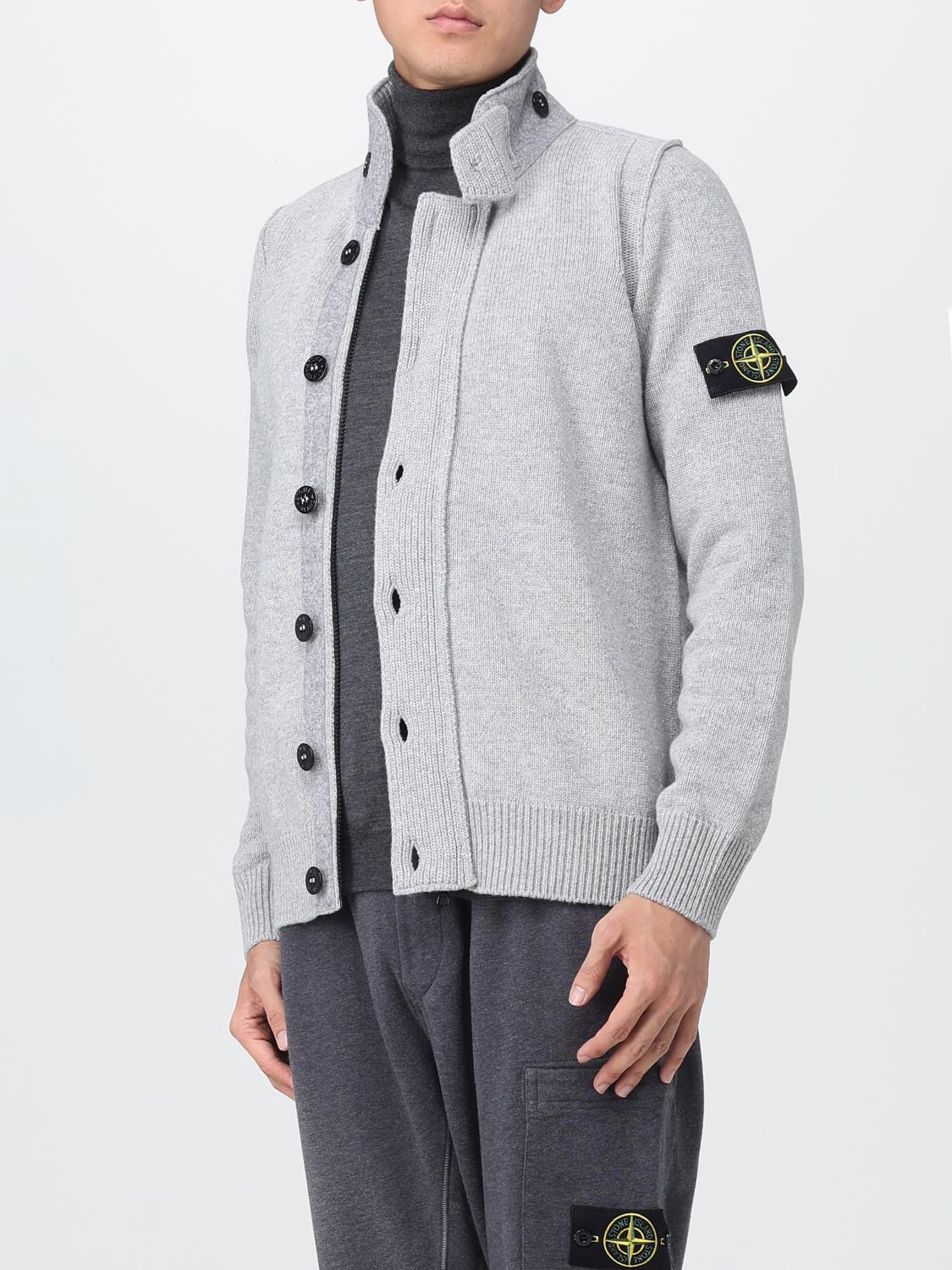 STONE ISLAND PULLOVER: Pullover herren Stone Island, Grau - Img 4