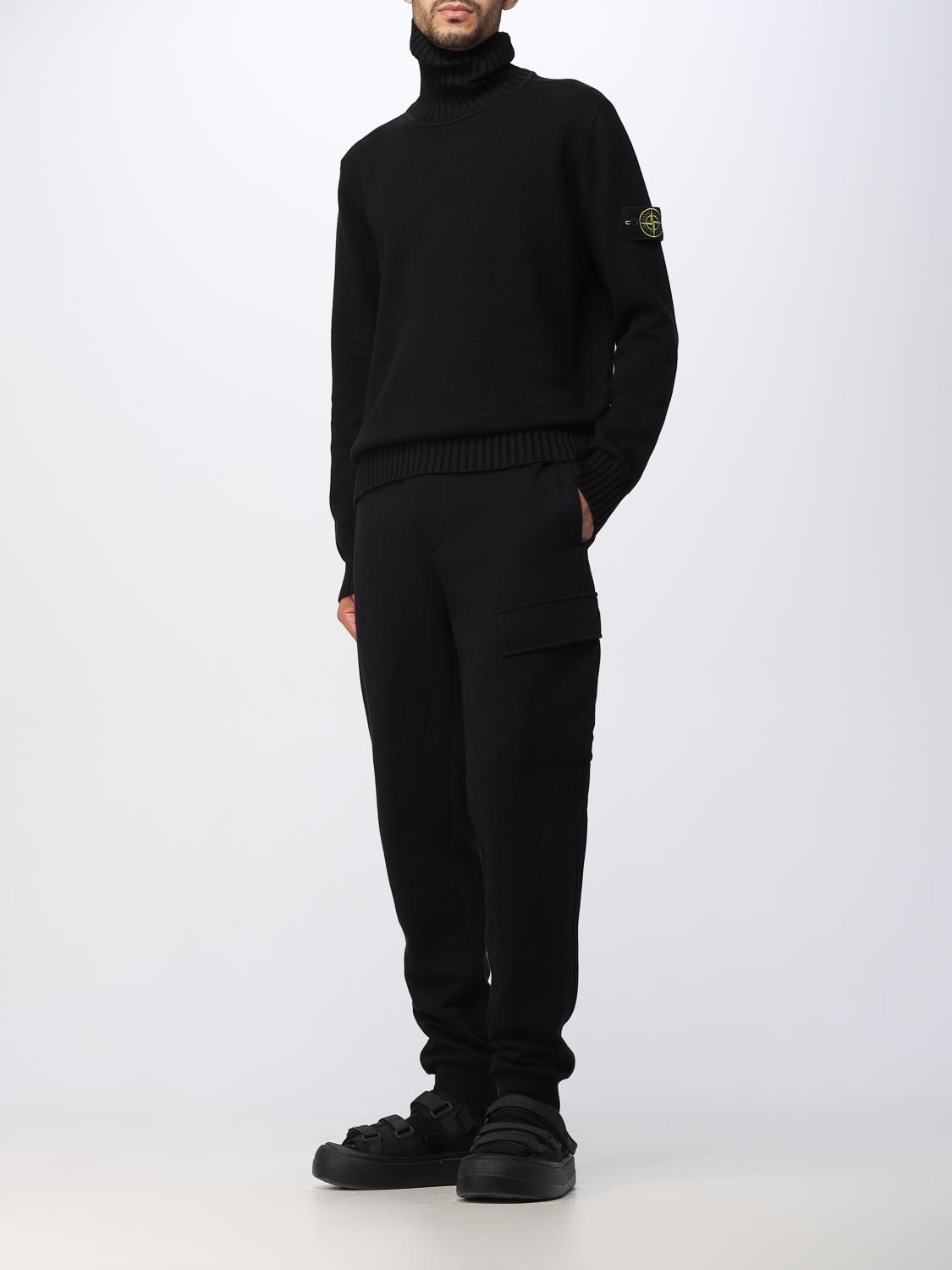 STONE ISLAND PULL: Pull homme Stone Island, Noir - Img 2