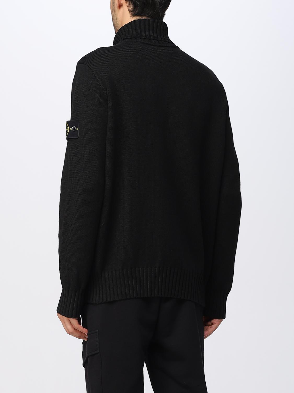 STONE ISLAND PULL: Pull homme Stone Island, Noir - Img 3