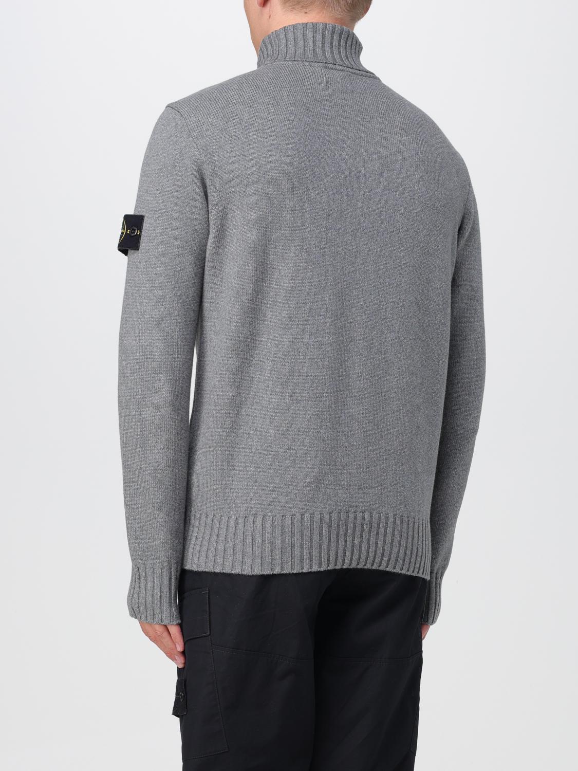 STONE ISLAND PULL: Pull homme Stone Island, Gris - Img 3