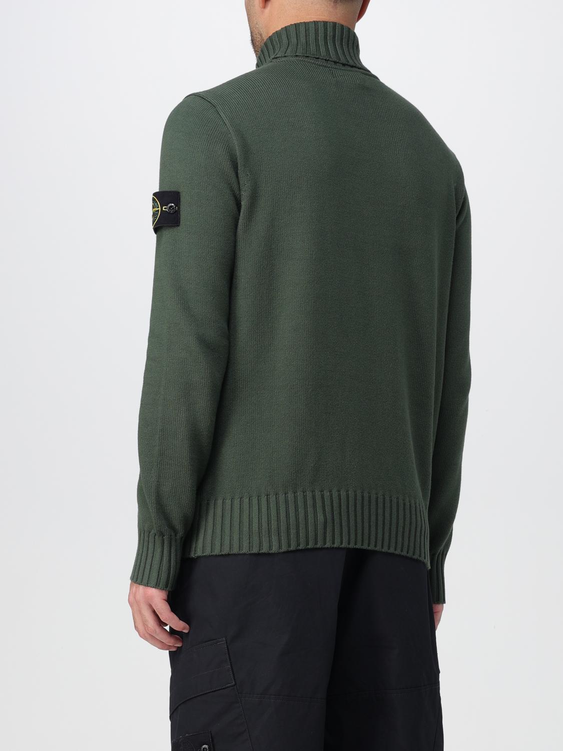 STONE ISLAND PULL: Pull homme Stone Island, Olive - Img 3