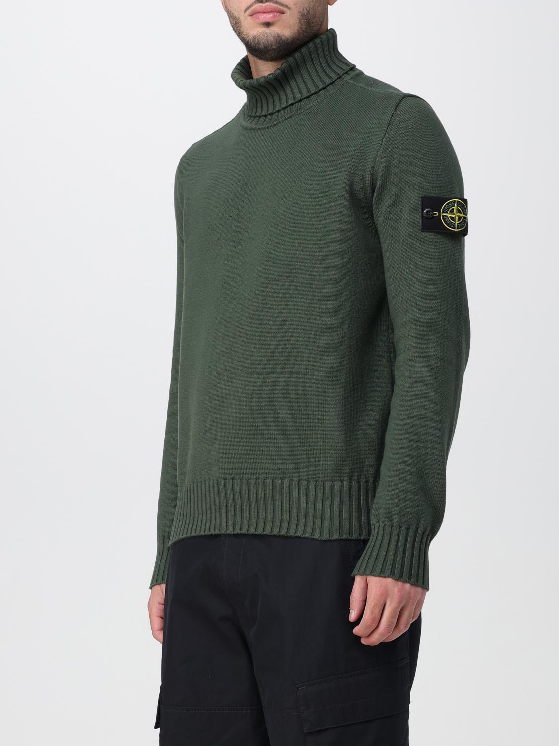 STONE ISLAND PULL: Pull homme Stone Island, Olive - Img 4
