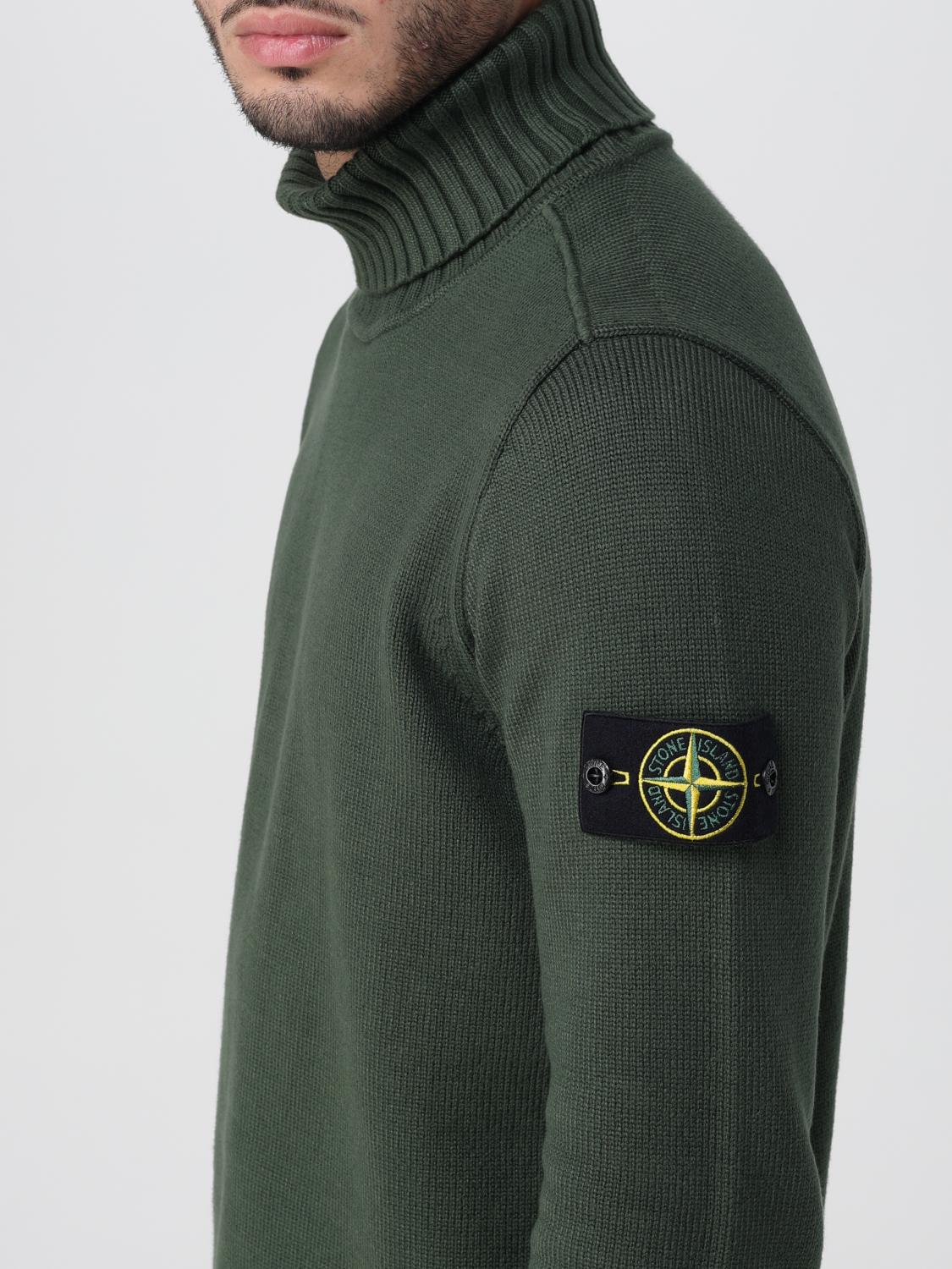 STONE ISLAND PULL: Pull homme Stone Island, Olive - Img 5