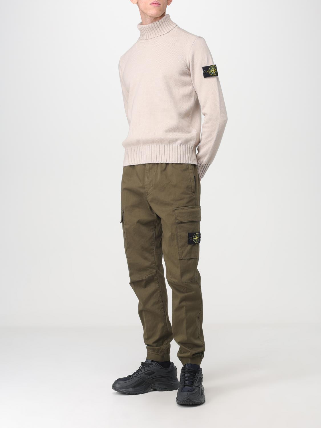 STONE ISLAND PULL: Pull homme Stone Island, Blanc 1 - Img 2