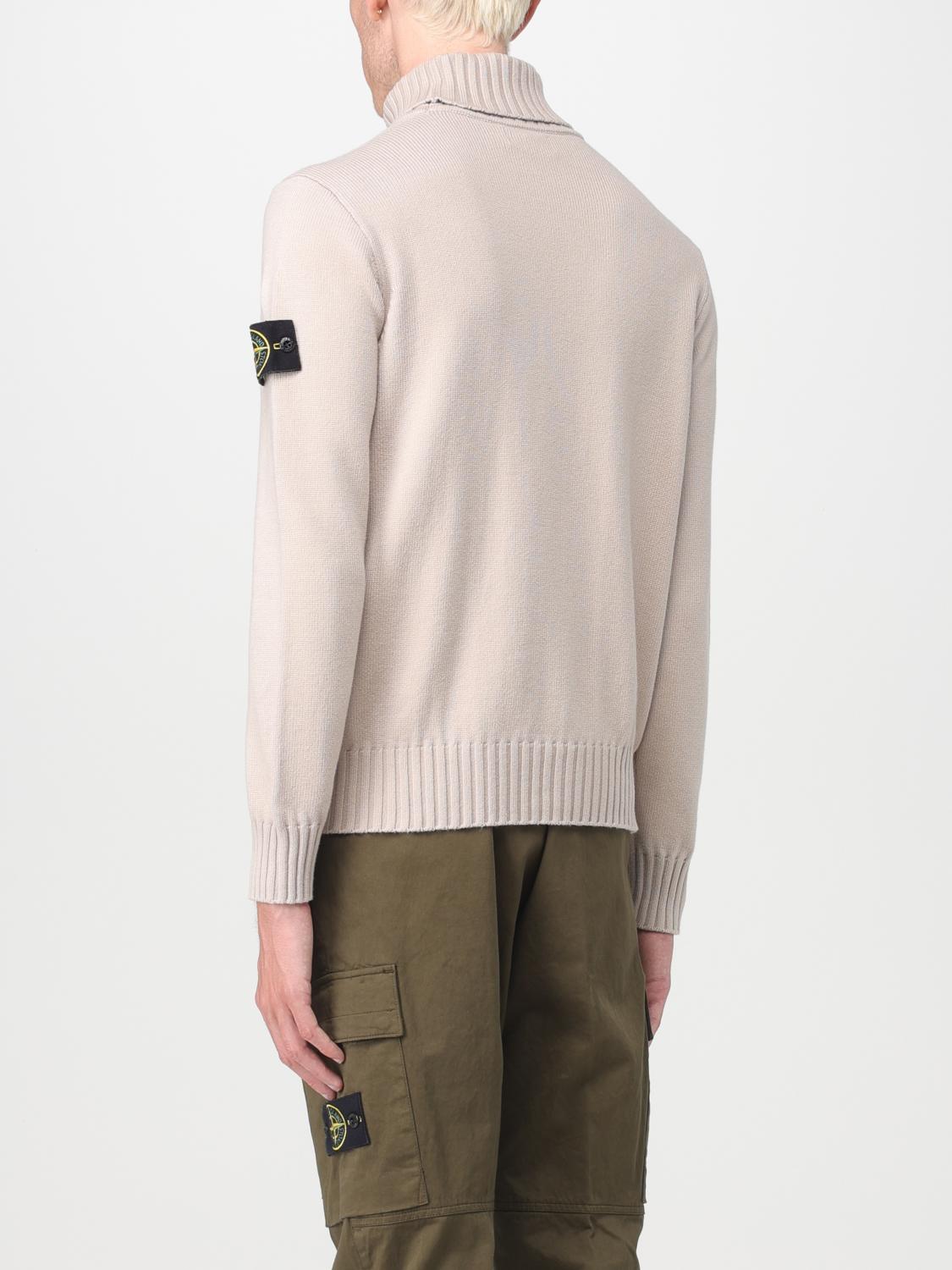 STONE ISLAND PULL: Pull homme Stone Island, Blanc 1 - Img 3