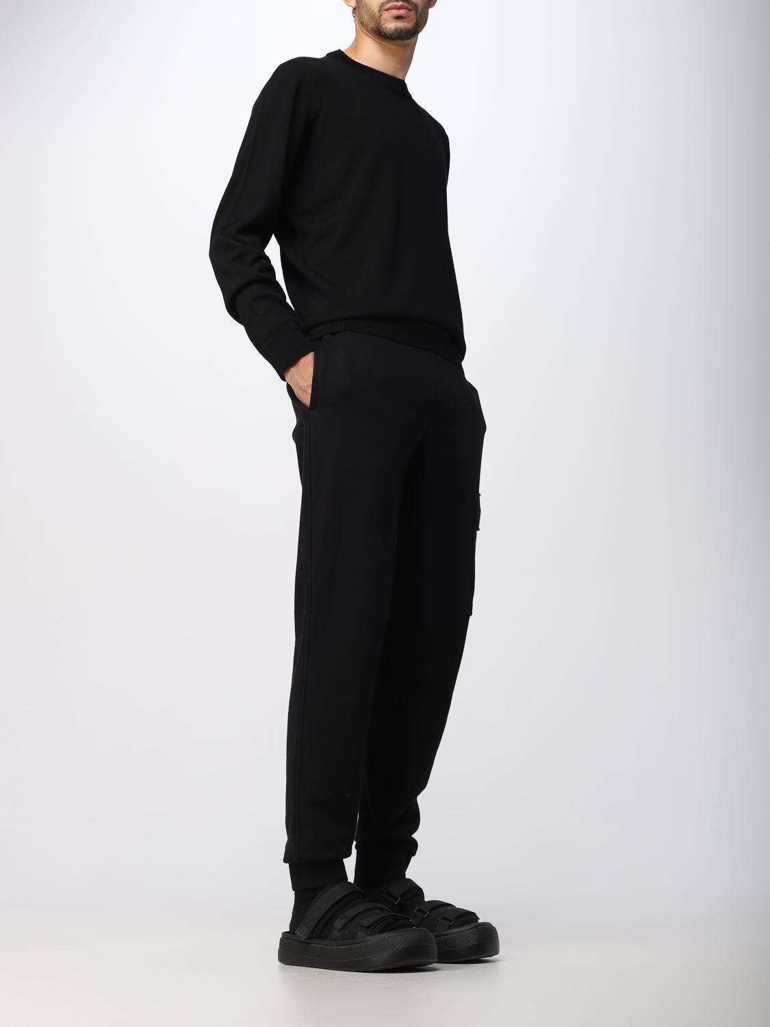 STONE ISLAND SWEATER: Sweater men Stone Island, Black - Img 2