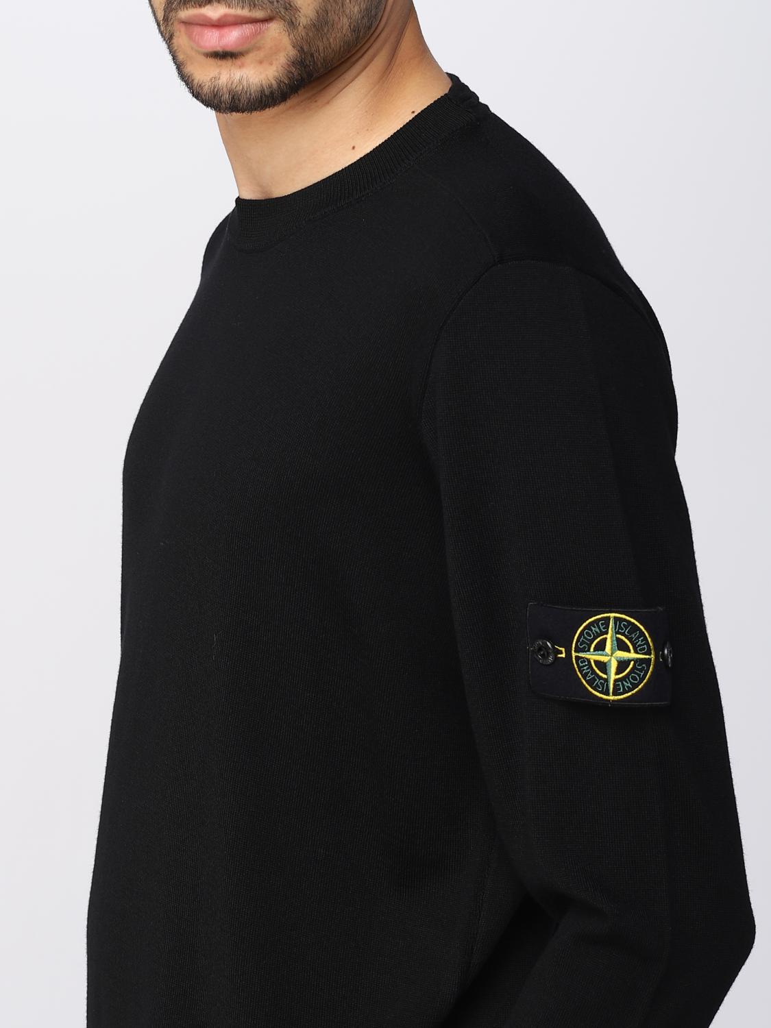 STONE ISLAND SWEATER: Sweater men Stone Island, Black - Img 5