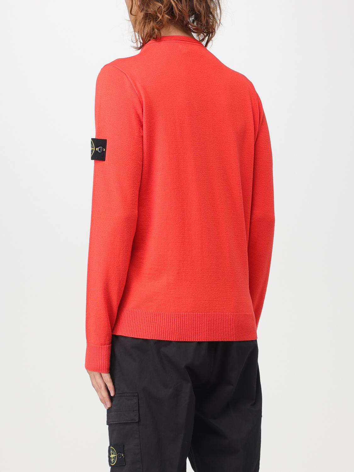 STONE ISLAND PULL: Pull homme Stone Island, Orange - Img 3