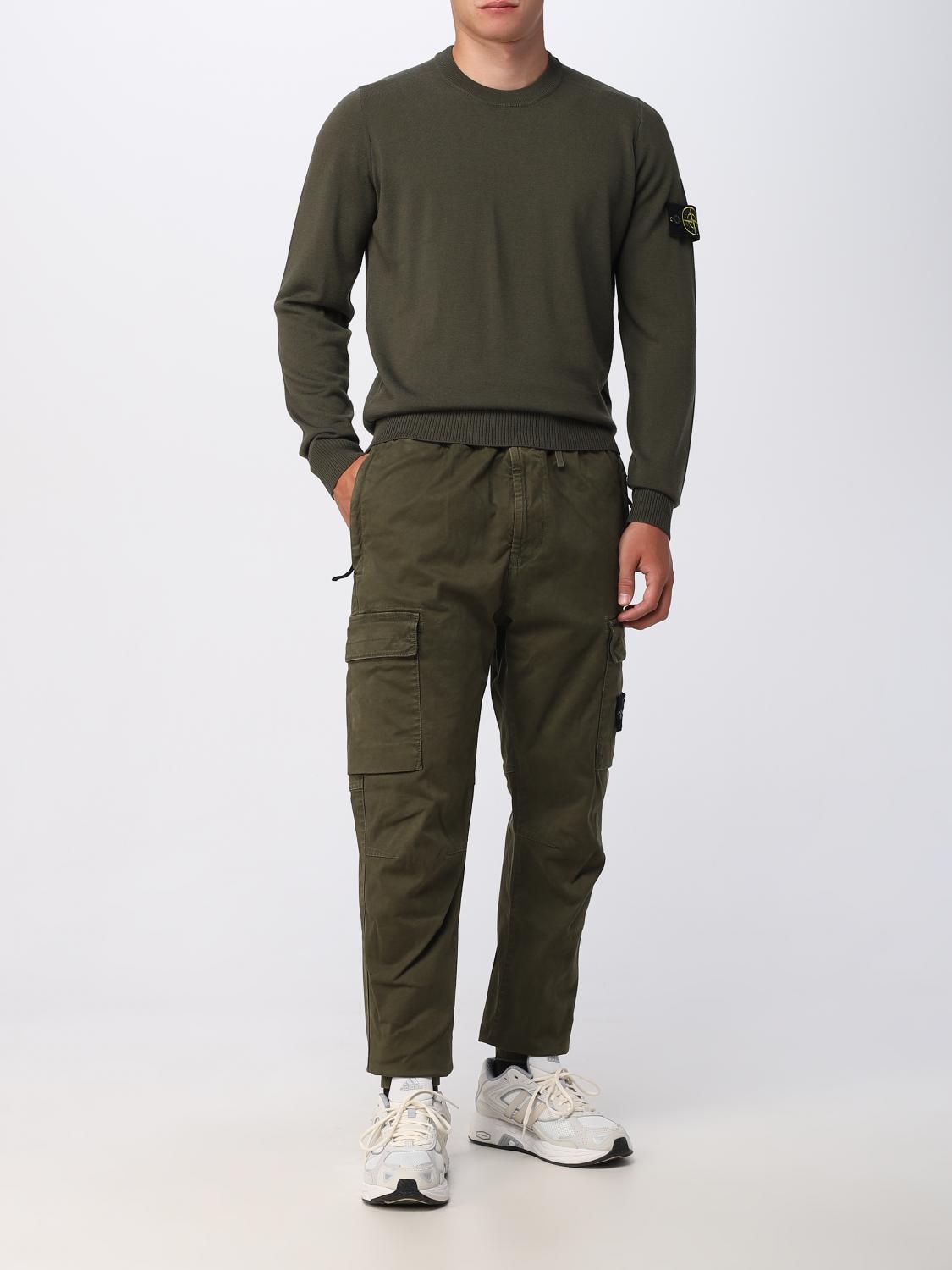 STONE ISLAND PULL: Pull homme Stone Island, Vert - Img 2