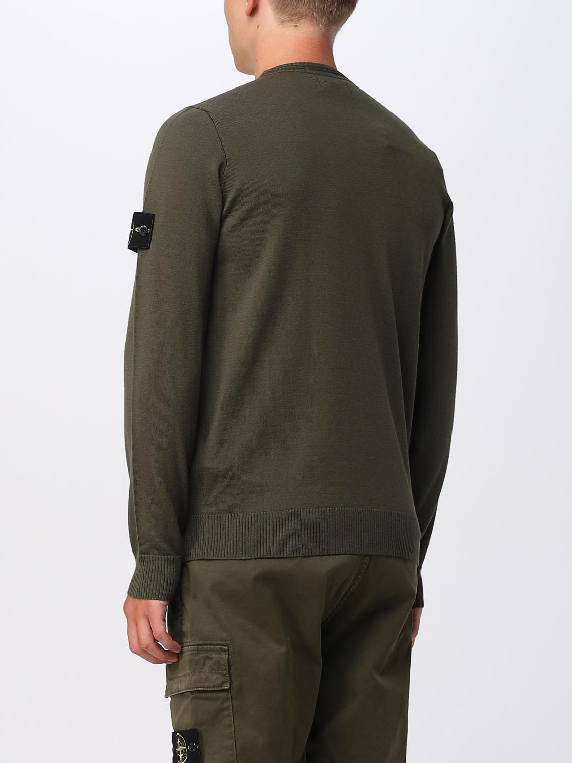 STONE ISLAND PULL: Pull homme Stone Island, Vert - Img 3