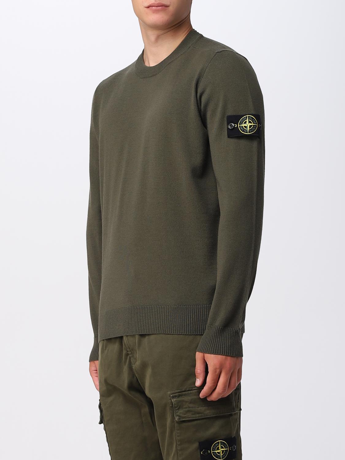 STONE ISLAND PULL: Pull homme Stone Island, Vert - Img 4