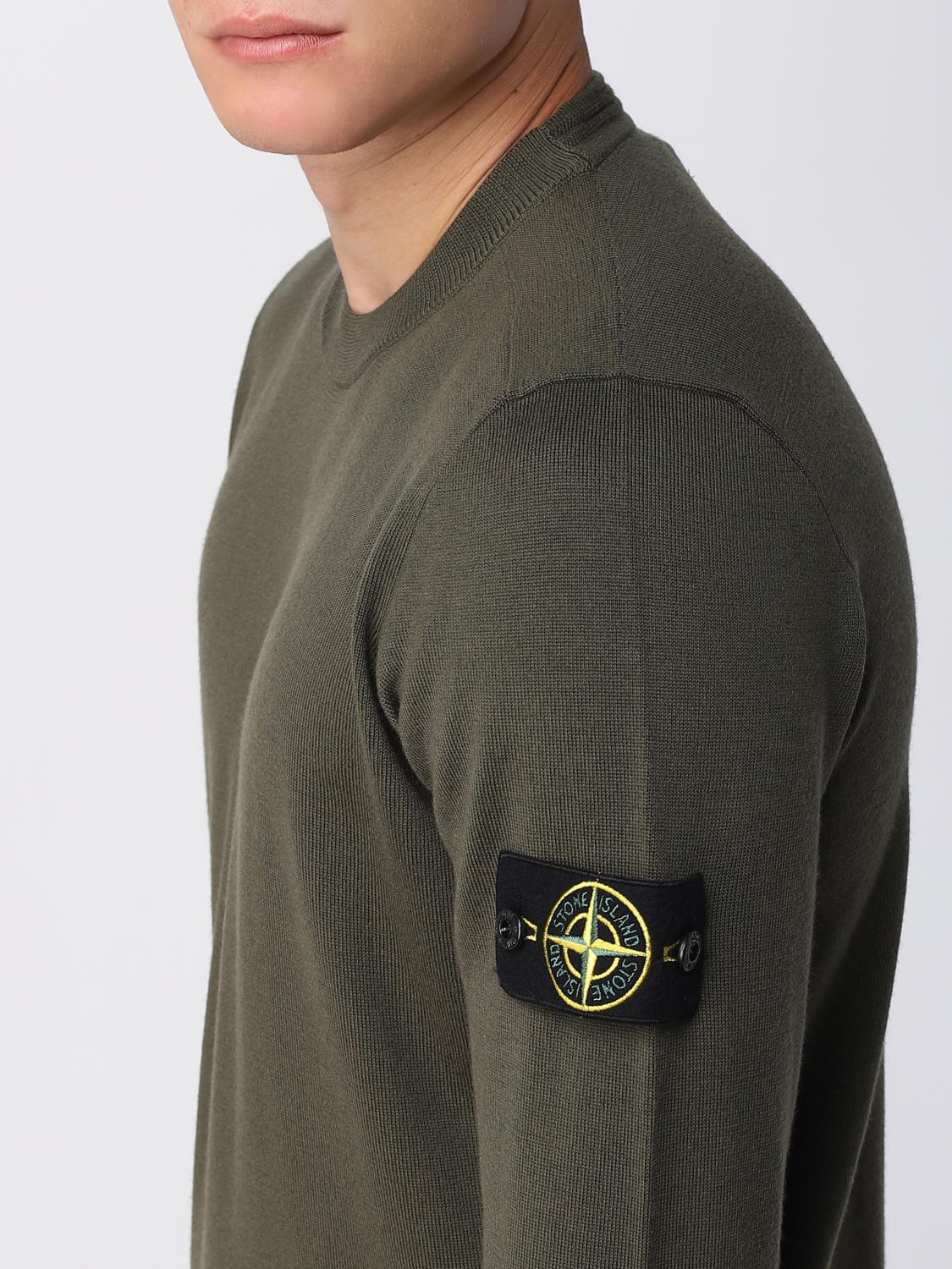 STONE ISLAND PULL: Pull homme Stone Island, Vert - Img 5