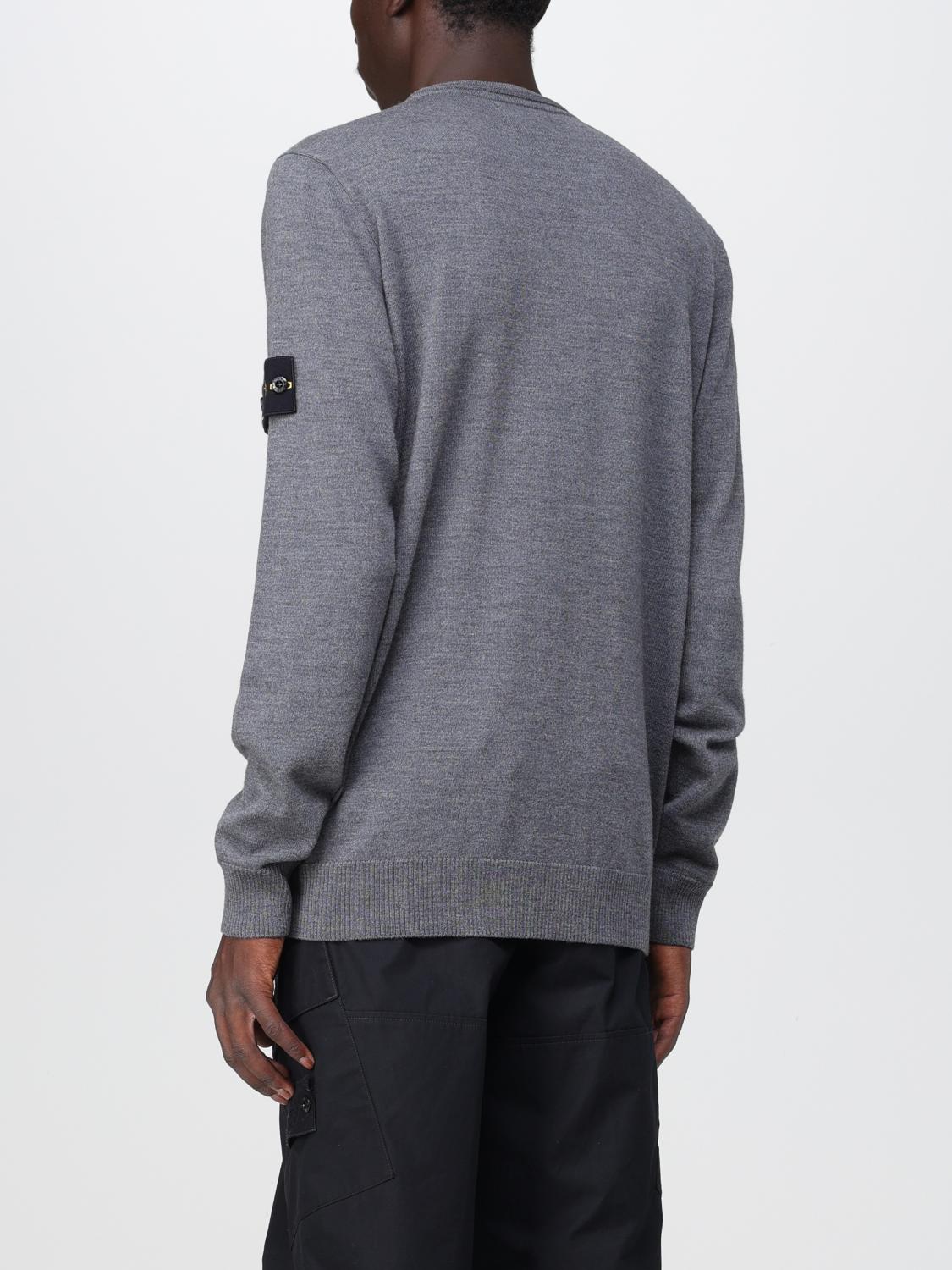 STONE ISLAND PULL: Pull homme Stone Island, Gris - Img 3