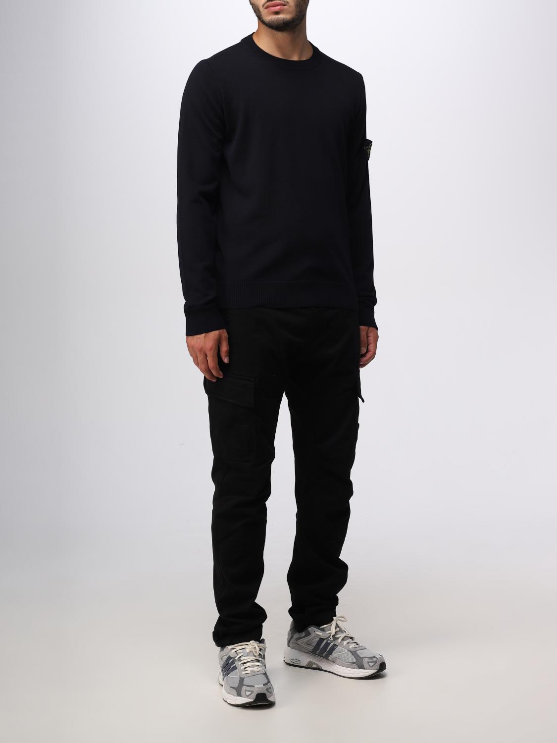 STONE ISLAND JERSEY: Jersey hombre Stone Island, Azul Marino - Img 2