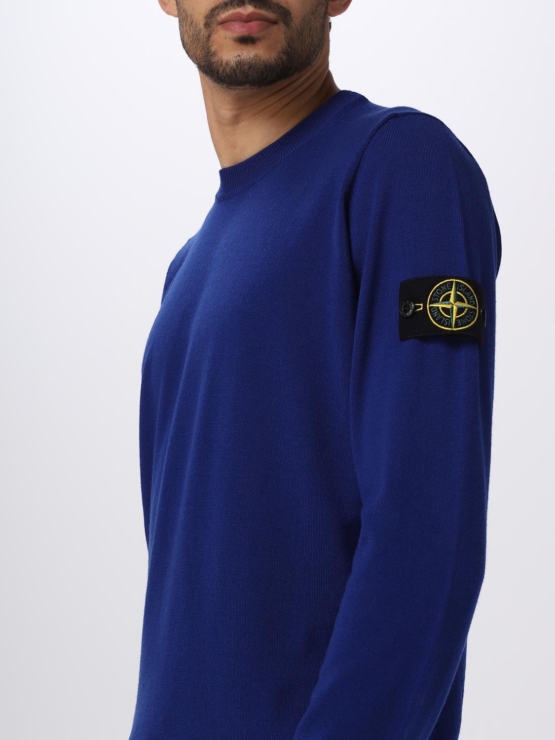 STONE ISLAND PULLOVER: Pullover herren Stone Island, Royal Blue - Img 5