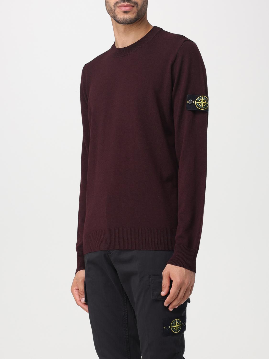 STONE ISLAND PULL: Pull homme Stone Island, Vin - Img 4
