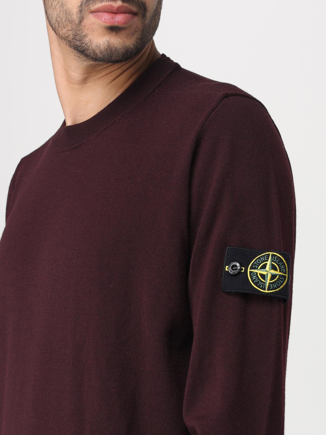 STONE ISLAND PULL: Pull homme Stone Island, Vin - Img 5
