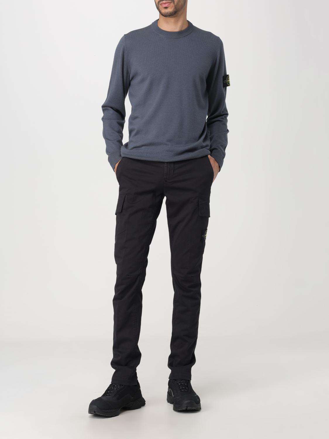 STONE ISLAND PULL: Pull homme Stone Island, Gris 1 - Img 2