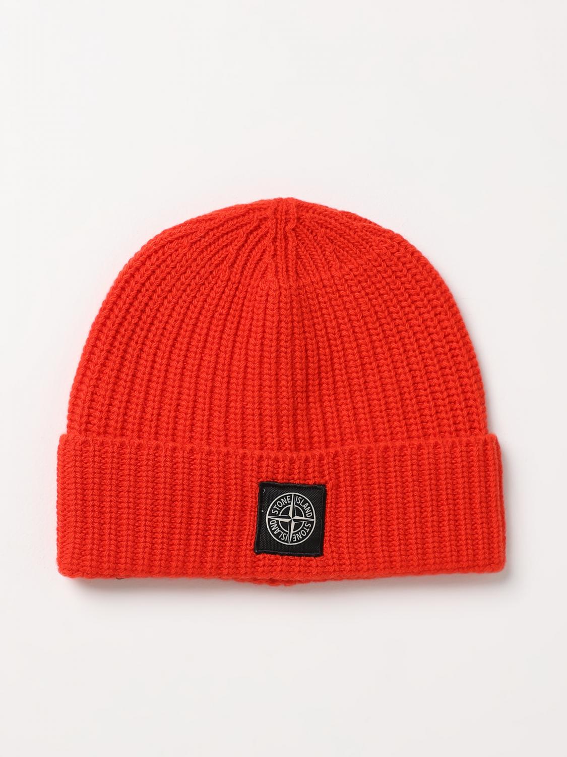 STONE ISLAND HUT: Hut herren Stone Island, Orange - Img 1