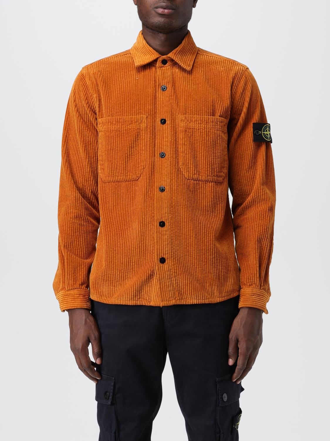STONE ISLAND HEMD: Hemd herren Stone Island, Rostbraun - Img 1