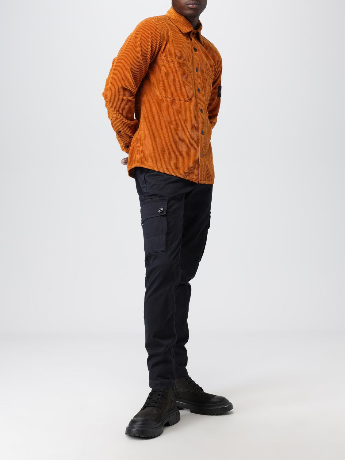 STONE ISLAND HEMD: Hemd herren Stone Island, Rostbraun - Img 2