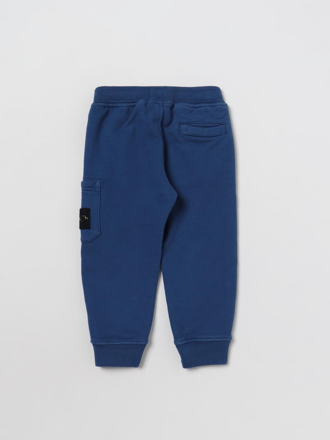 STONE ISLAND JUNIOR PANTS: Stone Island Junior pants in stretch cotton, Sky Blue - Img 2