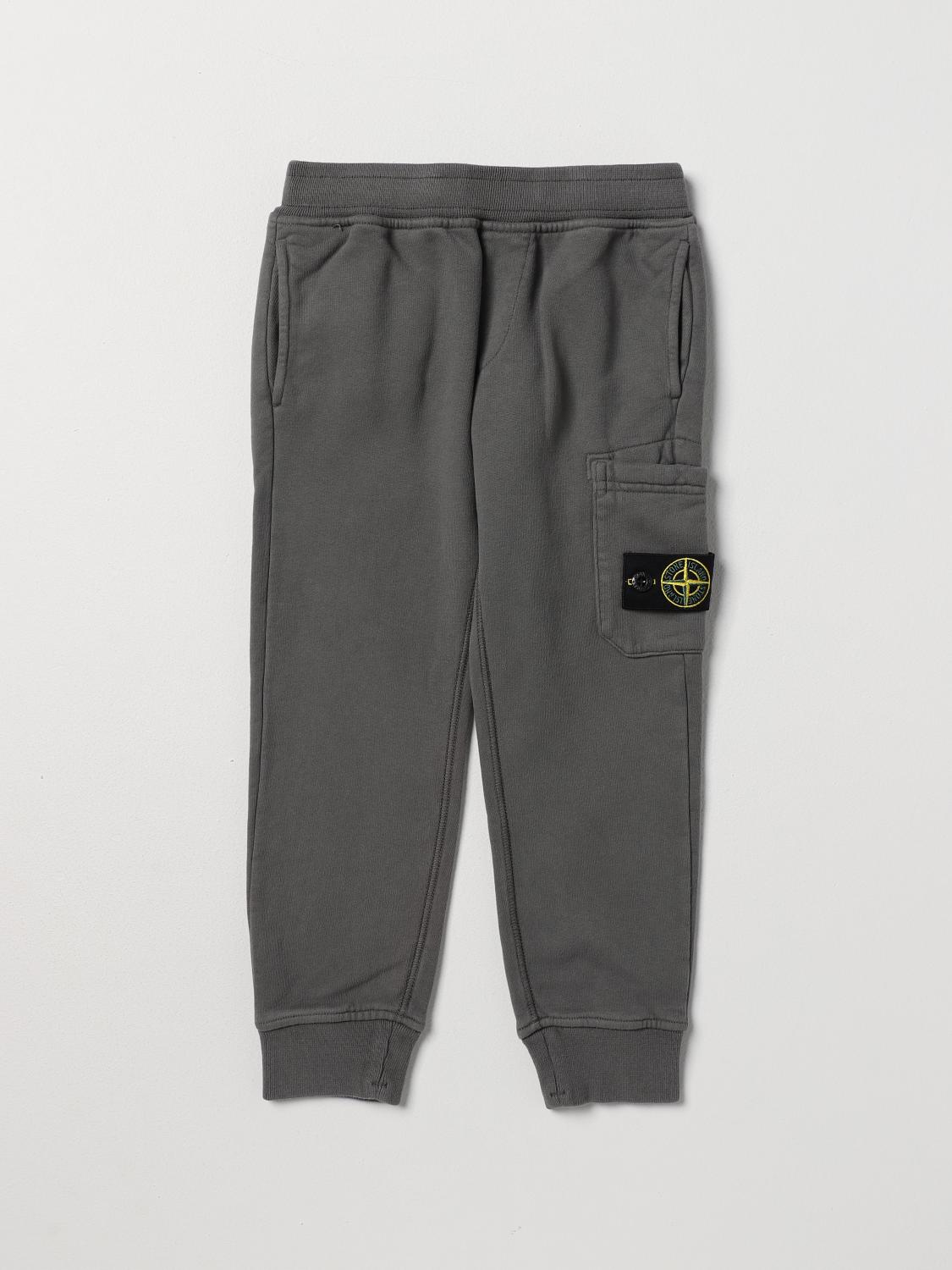 STONE ISLAND JUNIOR HOSE: Hose kinder Stone Island Junior, Grau - Img 1