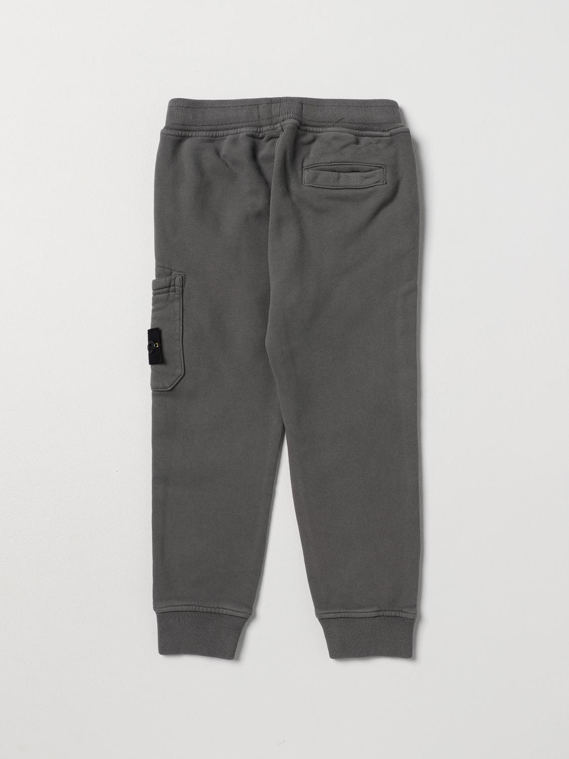 STONE ISLAND JUNIOR HOSE: Hose kinder Stone Island Junior, Grau - Img 2
