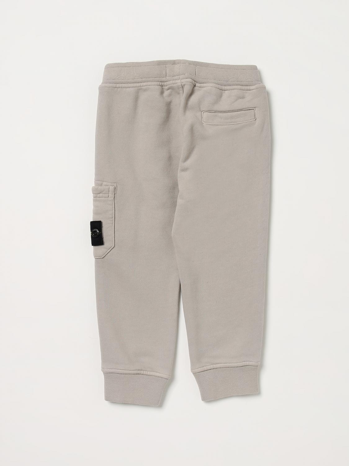STONE ISLAND JUNIOR PANTS: Stone Island Junior pants in stretch cotton, Dove Grey - Img 2