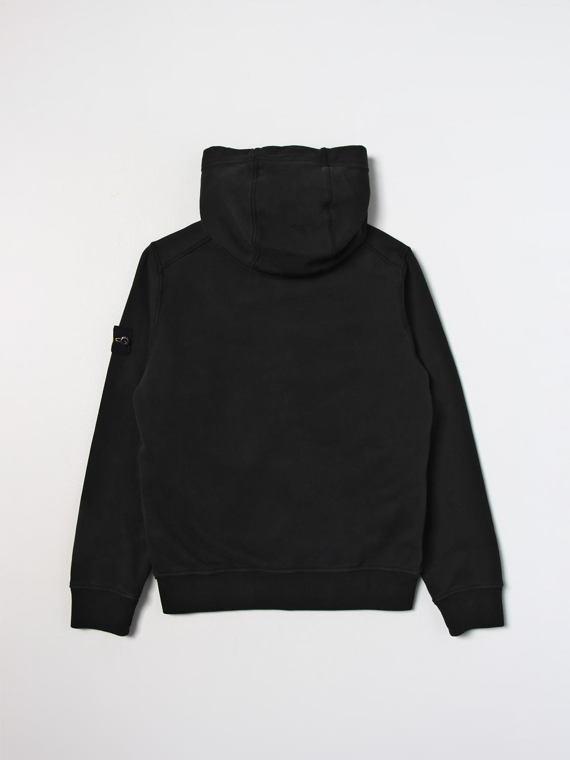 STONE ISLAND JUNIOR PULLOVER: Pullover kinder Stone Island Junior, Schwarz - Img 2