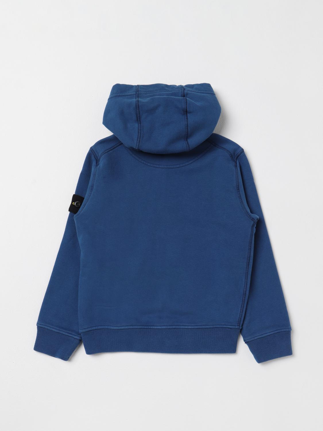 STONE ISLAND JUNIOR PULLOVER: Pullover kinder Stone Island Junior, Blau - Img 2