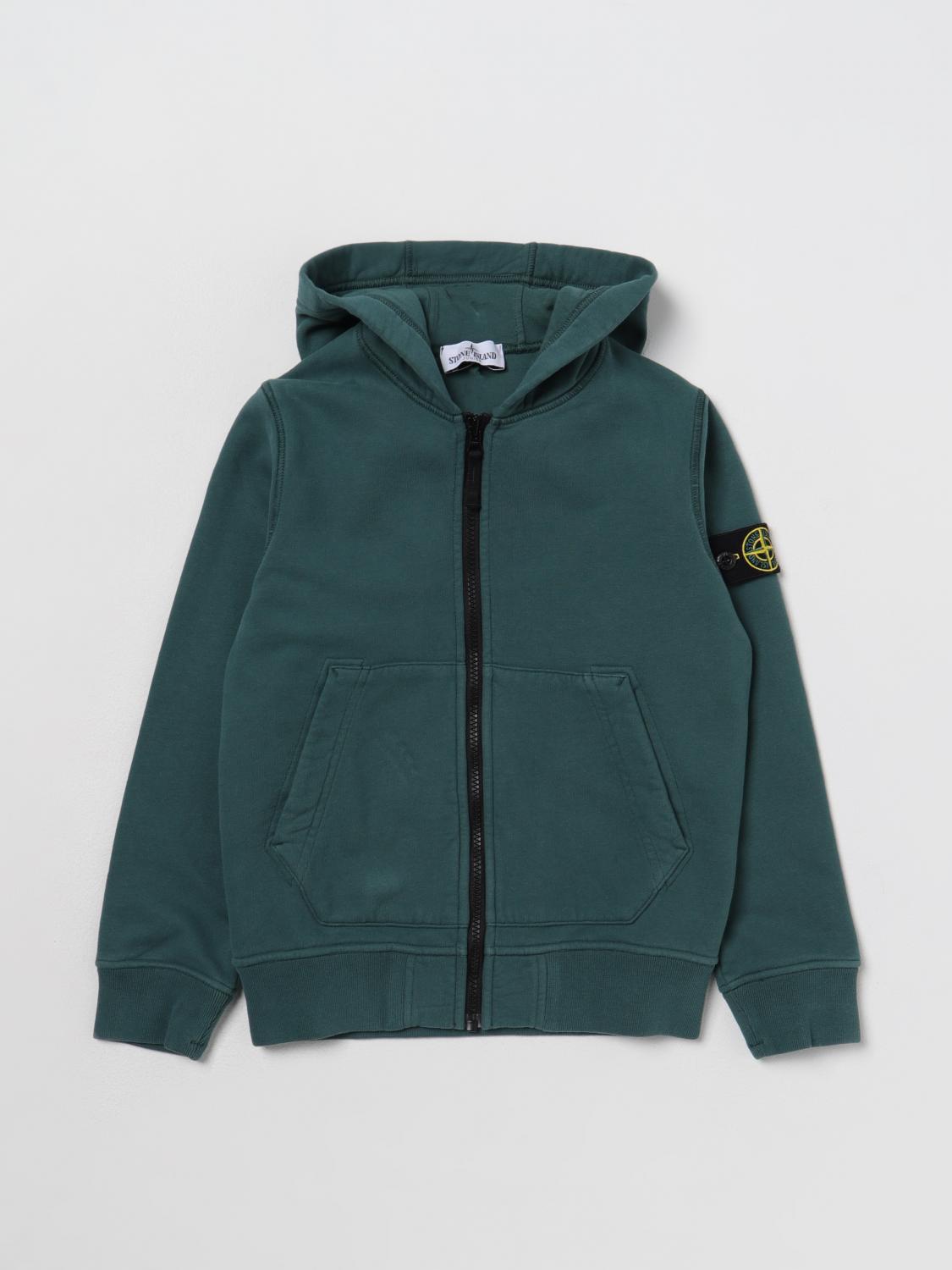 STONE ISLAND JUNIOR PULLOVER: Pullover kinder Stone Island Junior, Grün - Img 1