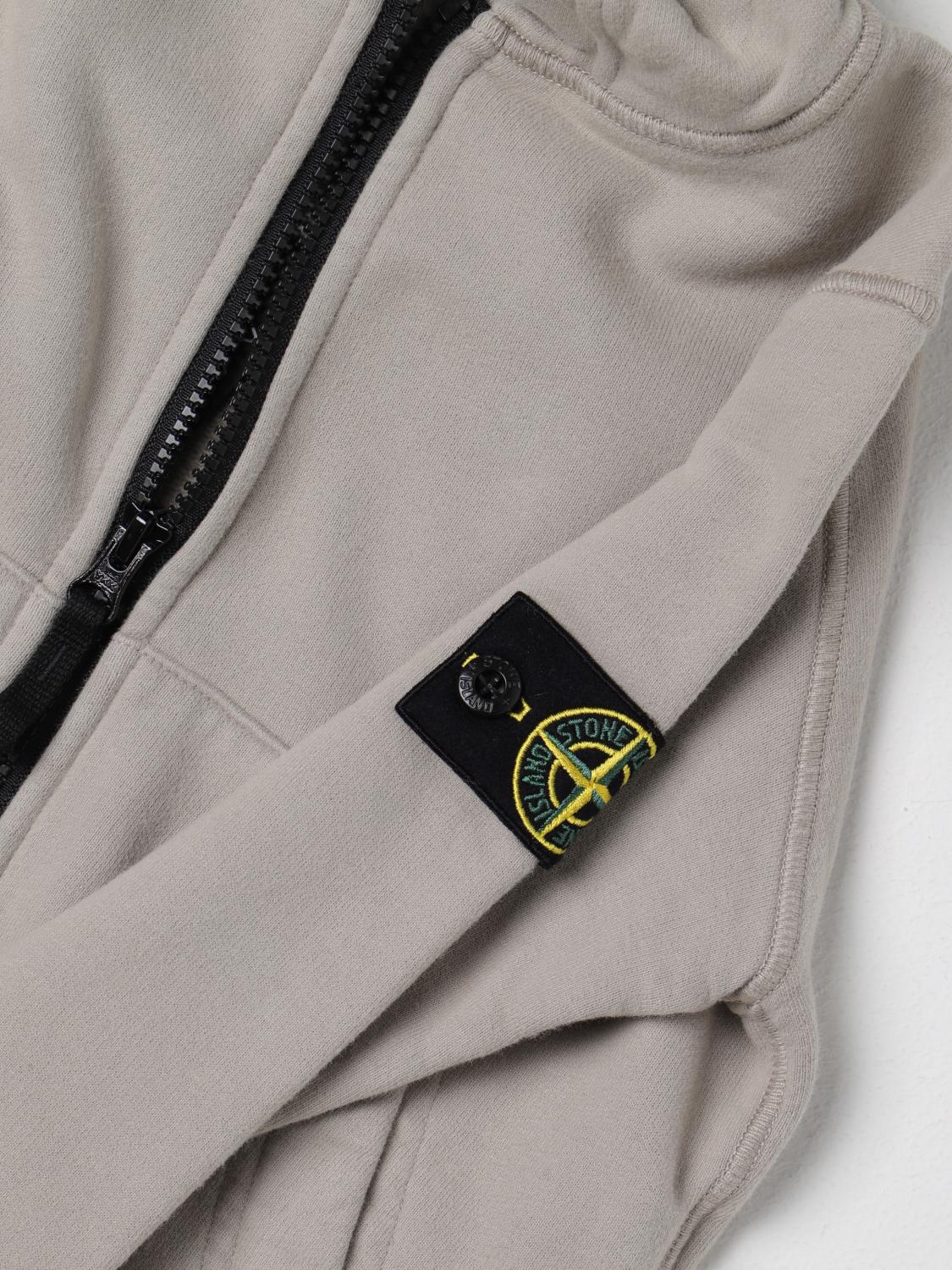 STONE ISLAND JUNIOR PULLOVER: Pullover kinder Stone Island Junior, Ivory - Img 3