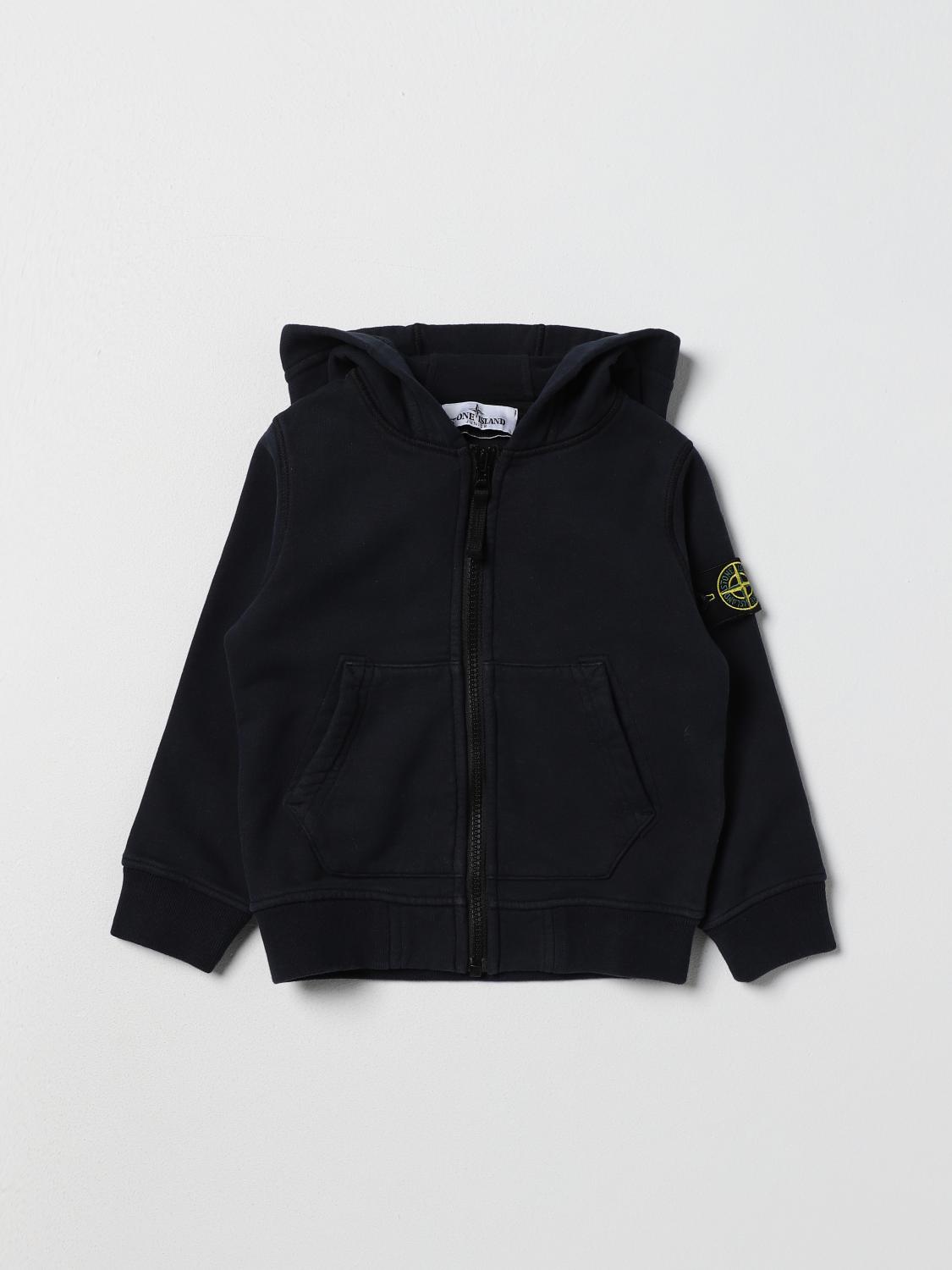 STONE ISLAND JUNIOR PULLOVER: Pullover kinder Stone Island Junior, Blau 1 - Img 1