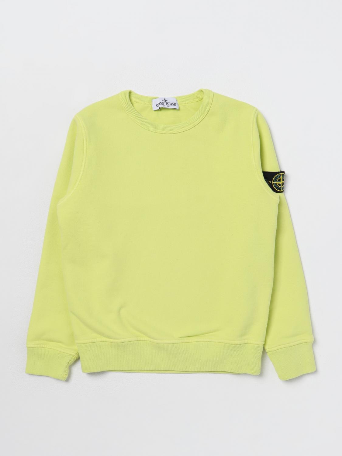 STONE ISLAND JUNIOR PULLOVER: Pullover kinder Stone Island Junior, Gelb - Img 1